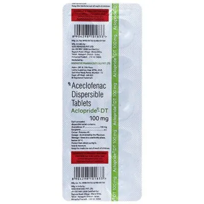 ACLOPRIDE DT 100 Dispersible Tablet 10’s