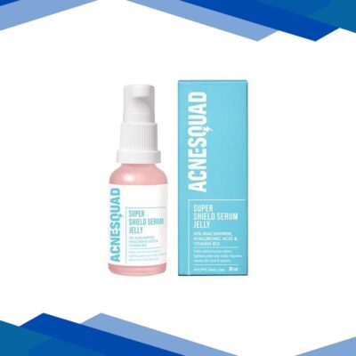 Acne Squad Pore Minimising Super Shield Serum Jelly With 10 Percent Niacinamide 30 ml