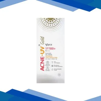ACNE UV GOLD SPF 100+ PA++++ ADVANCED LIGHT PROTECTION UV+BLUE+VISIBLE +IR SUNSCREEN GEL Cream 30g