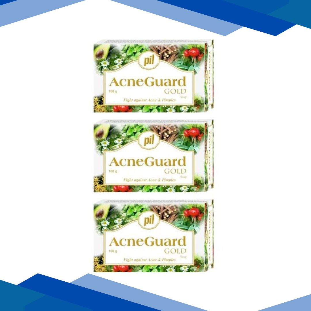 Acneguard Gold Soap (Pack Of 3 X 100 g) 1’s