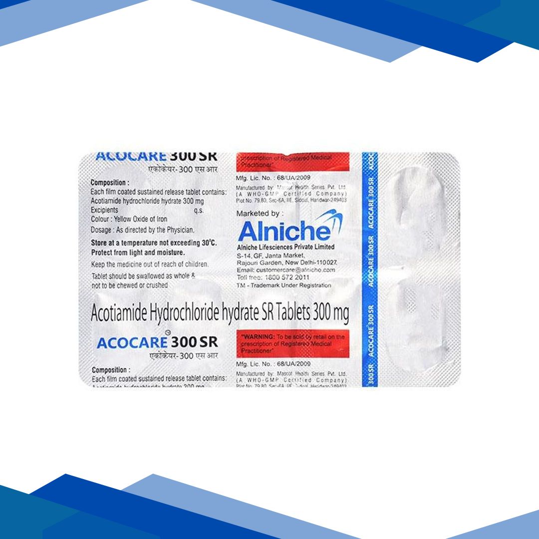 ACOCARE 300 SR Tablet 10’s
