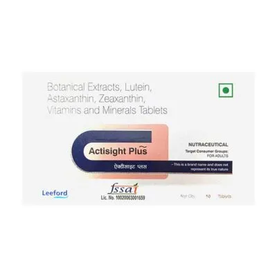 ACTISIGHT PLUS NUTRACEUTICAL FOR ADULTS Tablet 10’s