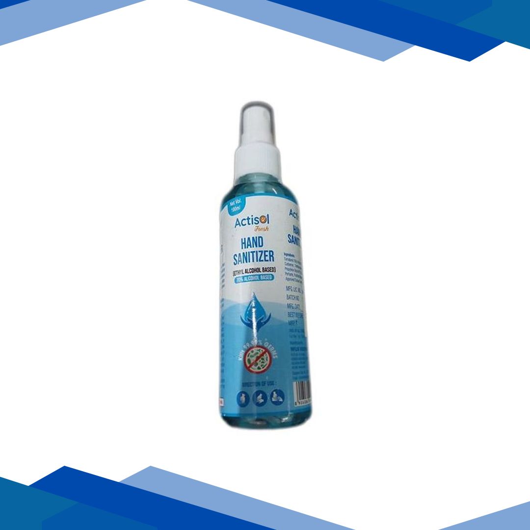 Actisol Fresh Hand Sanitizer Spray 100 ml