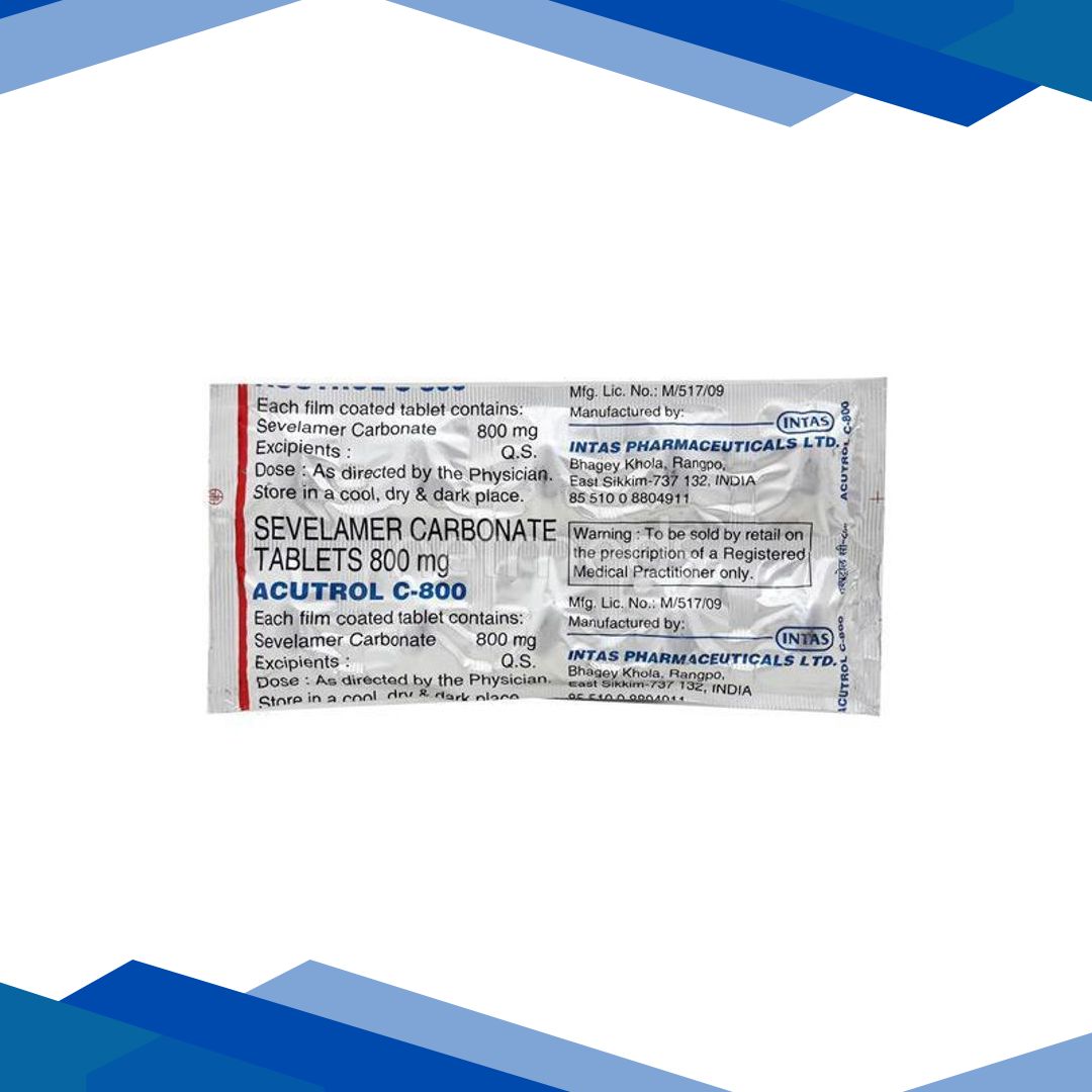 Acutrol C 800mg Tablet 10’S