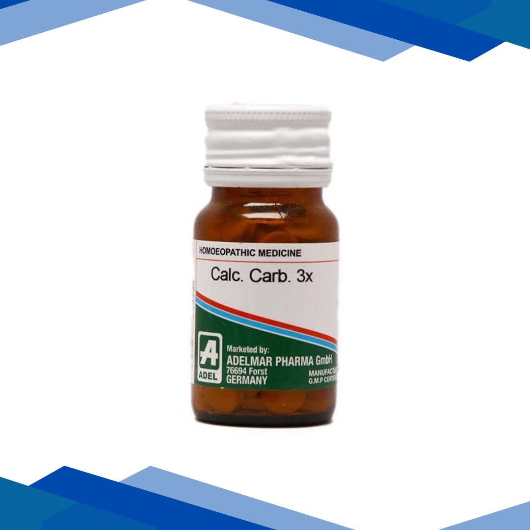 Adel Calc Carb. 3X (4 grain) Tablet 20 gm