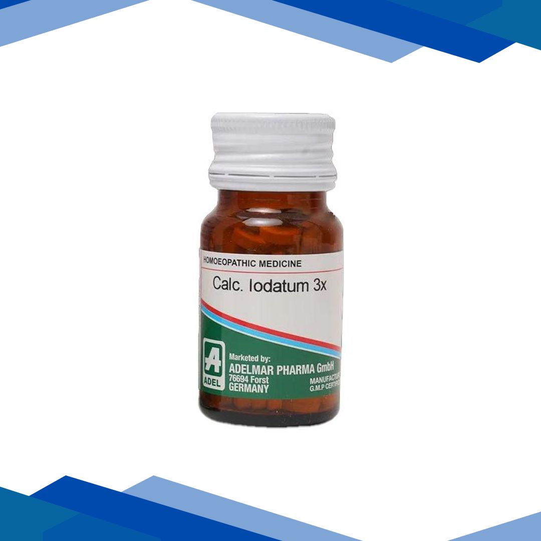 Adel Calc. Iodatum. 3X (4 grain) Tablet 20 gm