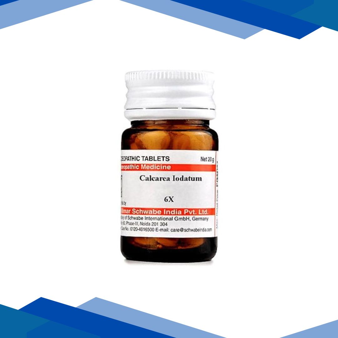 Adel Calc. Iodatum. 6X (4 grain) Tablet 20 gm