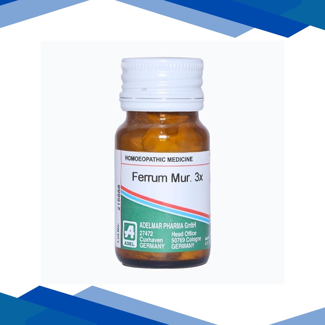 Adel Ferrum Mur. 3X (4 grain) Tablet 20 gm