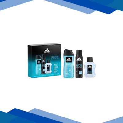 Adidas Ice Dive Gift Set (Eau de Toilette 100ml + Deo Body Spray 150ml + Shower Gel 250ml) 1’s