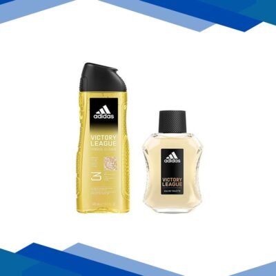 Adidas Victory League Eau De Toilette 100ml + 3-In-1 Shower Gel 400ml 2’s