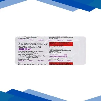 Adilip 45mg Tablet 10’S