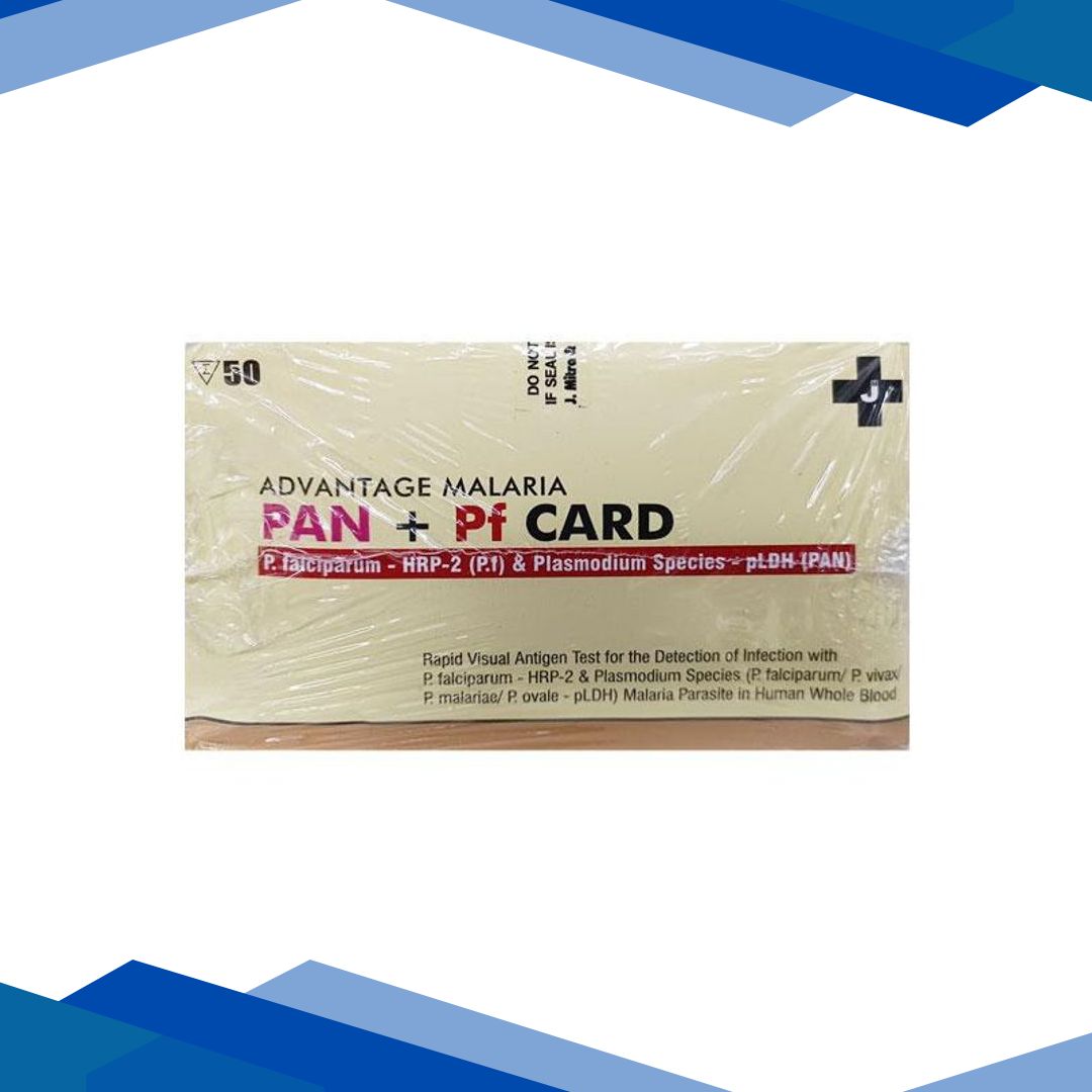 Advantage Malaria Pan + Pf Card (Ref 1R231050) (18 x 11 x 11 cm) 1’s