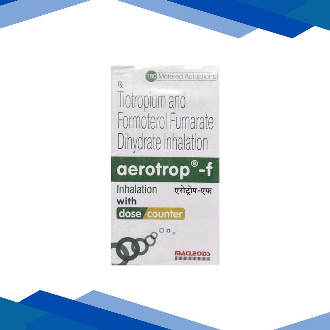 Aerotrop F with Dose Counter 180Md Inhaler 12.6g
