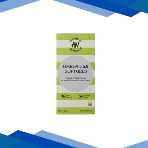 Aesthetic Nutrition Omega 3 6 9 Softgels Triple Omega Formula With Evening Primrose, Fish Oil, And Pumpkin Seed Oil For Heart, Skin 30 Softgels 1’s