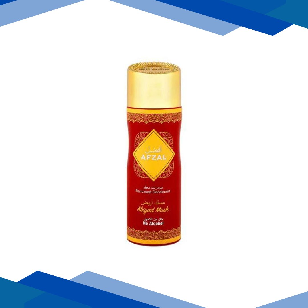 AFZAL PERFUME DEO-CAN-AFZAL-ABIYAD MUSK-FG 200 ml