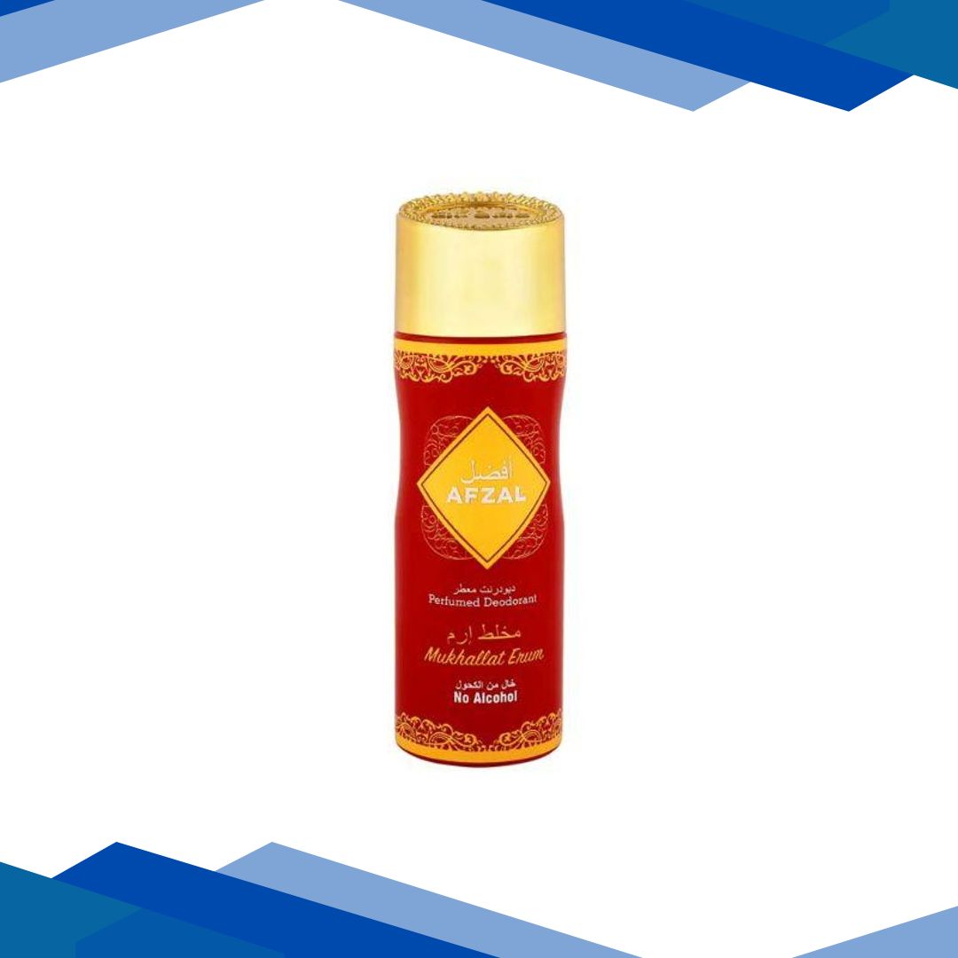 AFZAL PERFUME DEO-CAN-AFZAL-MUKHALLAT ERUM-FG 200 ml