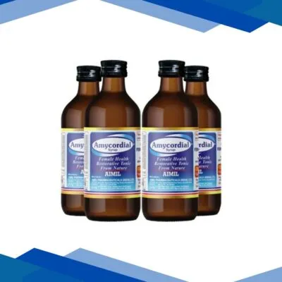 Aimil Amycordial Syrup (Pack of 4 x 200 ml)