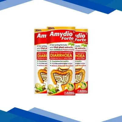 Aimil Amydio Forte Syrup (Pack of 3 x 100 ml)