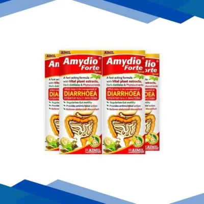 Aimil Amydio Forte Syrup (Pack of 4 x 100 ml)