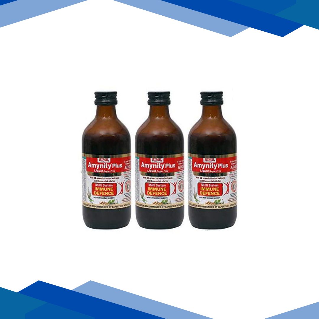 Aimil Amynity Plus Sugar Free Liquid (Pack of 3 x 200 ml)