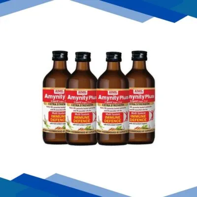 Aimil Amynity Plus Sugar Free Syrup (Pack of 4 x 200 ml)