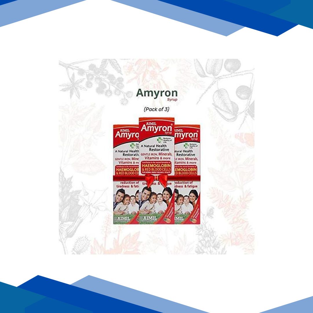 Aimil Amyron Syrup (Pack of 3 x 200 ml)
