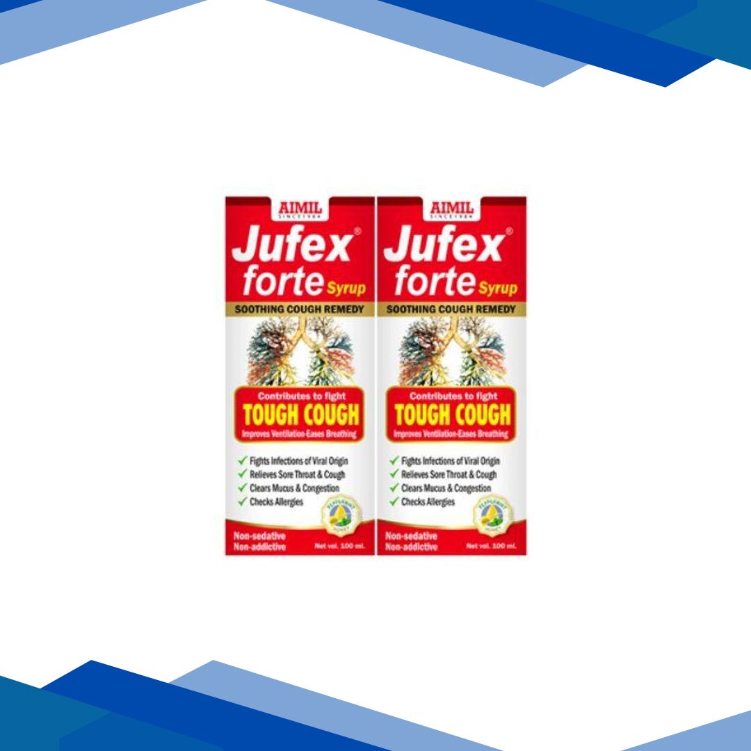 Aimil Jufex Forte Syrup (Pack of 2 x 100 ml)