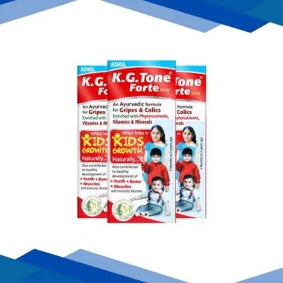 Aimil K.G. Tone Forte Syrup (Pack of 3 x 100 ml)