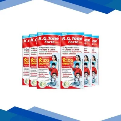 Aimil K.G. Tone Forte Syrup (Pack of 6 x 100 ml)