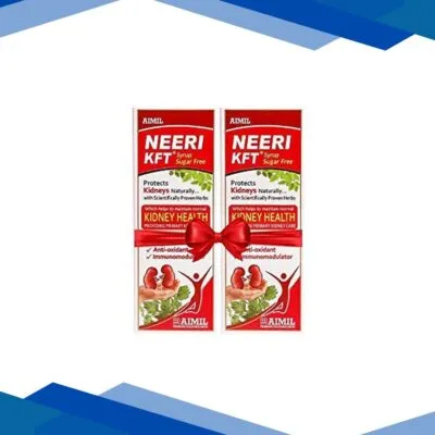 Aimil Neeri KFT Sugar Free Syrup (Pack of 2 x 200 ml)