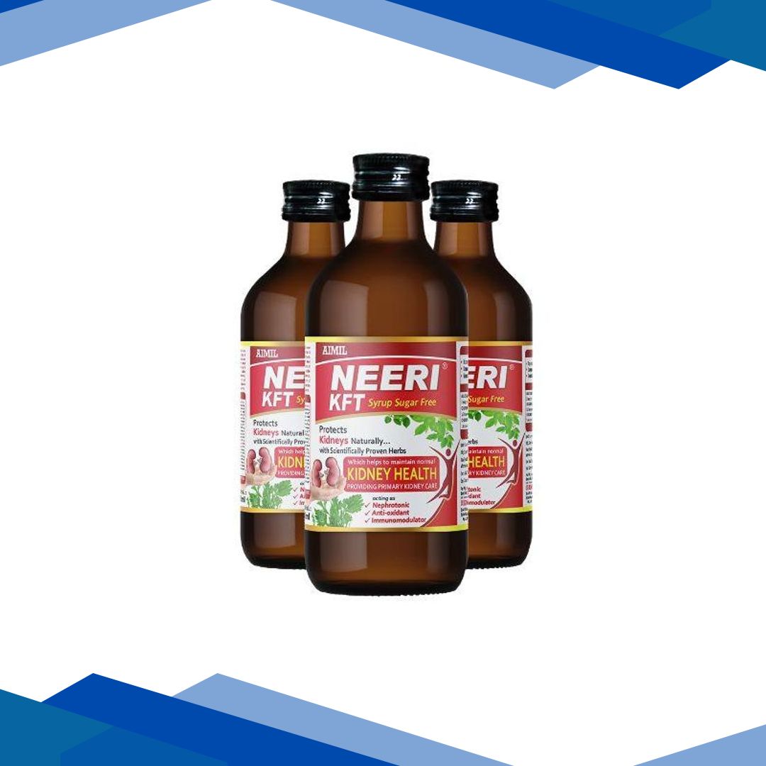 Aimil NEERI KFT Sugar Free Syrup (Pack of 3 x 200 ml)