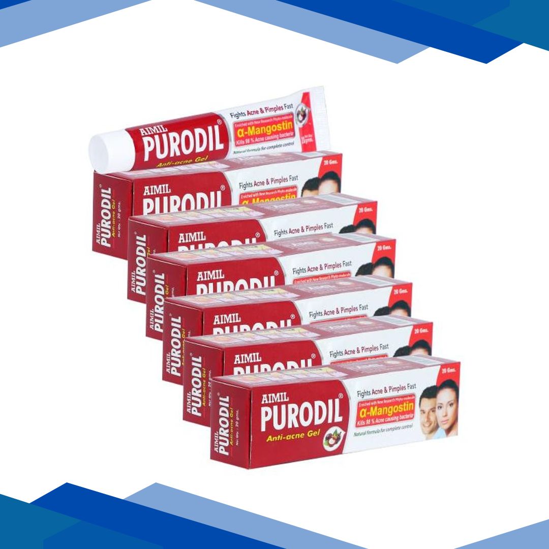 Aimil Purodil Anti-Acne Gel (Pack of 6 x 20 gm)