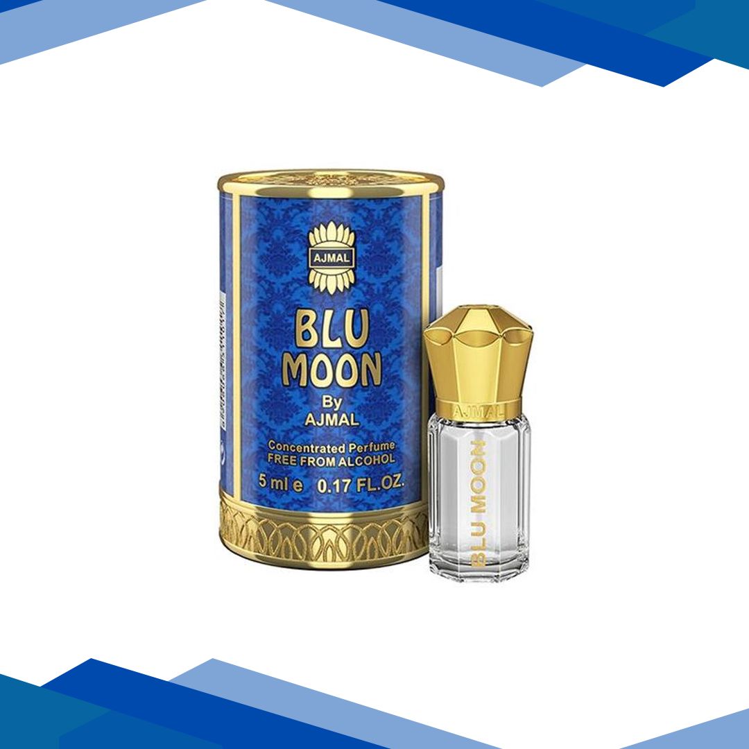 Ajmal Blu Moon Concentrated Perfume Free From Alcohol for Women 5 ml