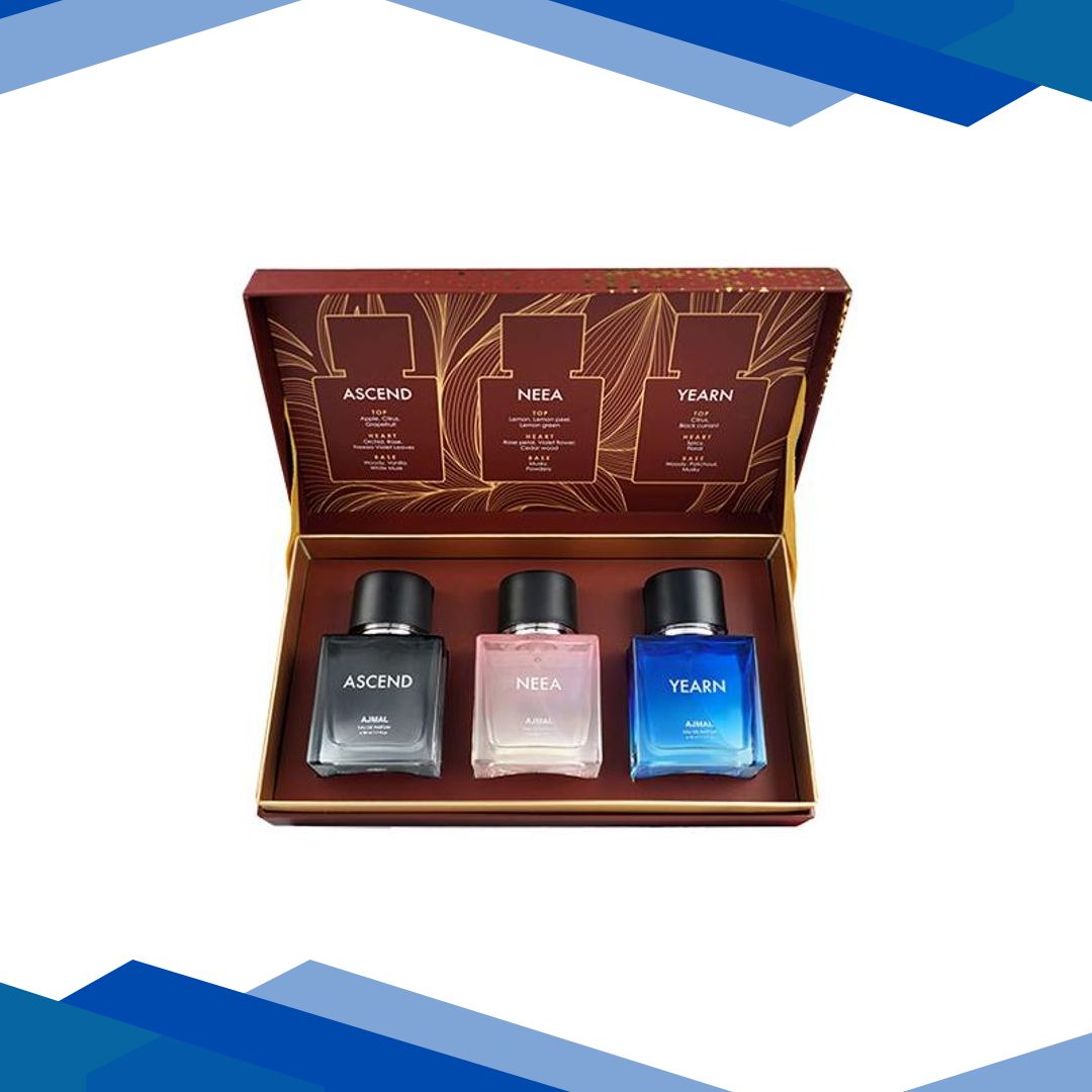 Ajmal Celebration Fragrance Gift Set for Unisex – 3 x 50ml 3’s