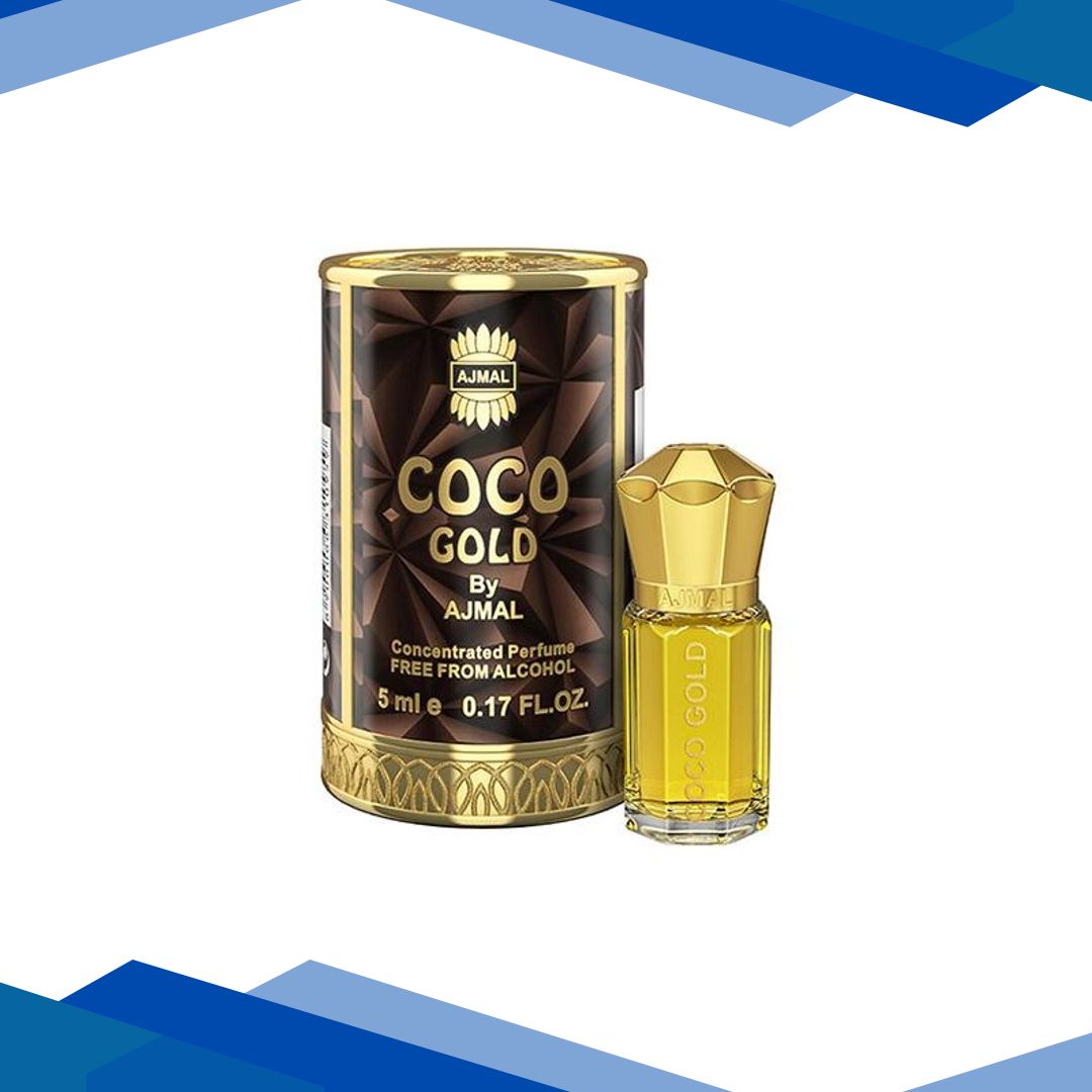 Ajmal Coco Gold Concentrated Perfume Free From Alcohol for Women 5 ml