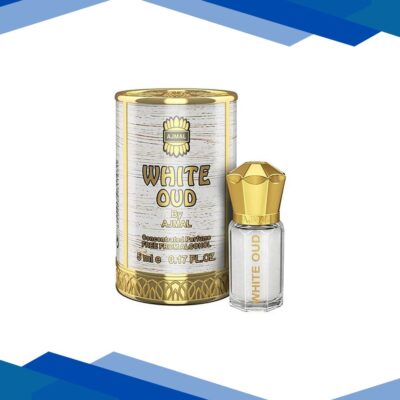 Ajmal White Oud Concentrated Perfume Free From Alcohol for Unisex 5 ml