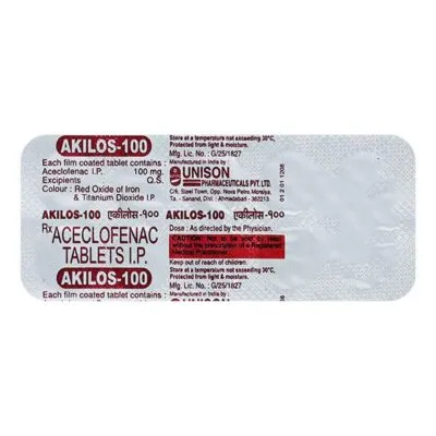 Akilos 100mg Tablet 10’S