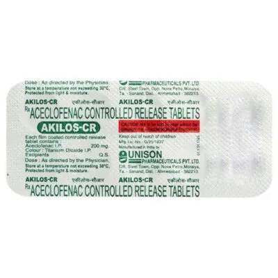 Akilos CR 200mg Tablet 10’S