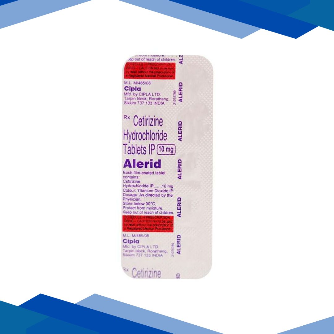 Alerid 10mg Tablet 10’S