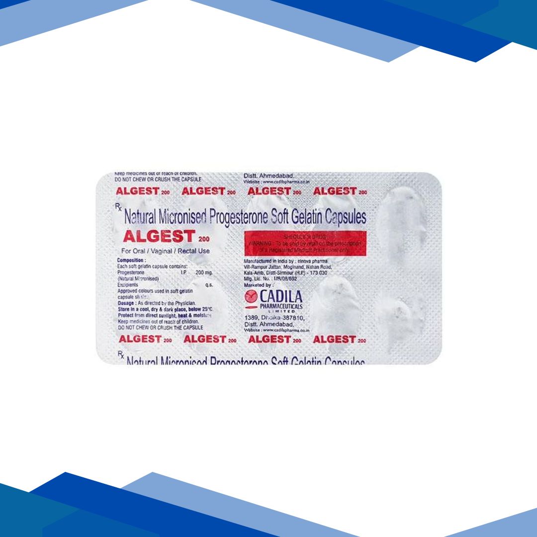 Algest 200mg Capsule 10’S