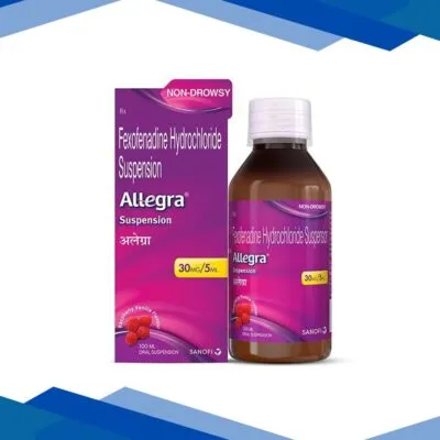 Allegra Raspberry Vanilla Flavour Suspension 100ml