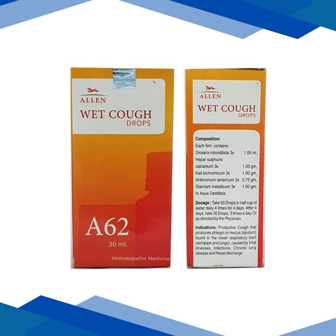 Allen A62 Wet Cough Drops 30 ml