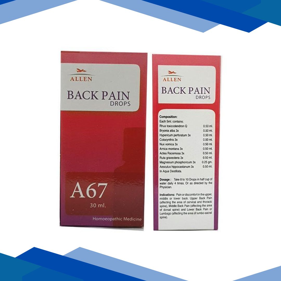 Allen A67 Back Pain Drops 30 ml