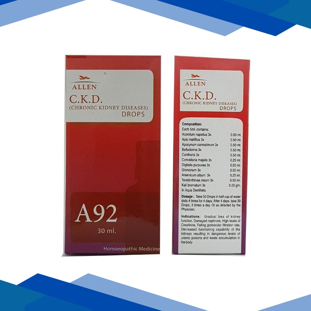 Allen A92 C.K.D.(Chronic Kidney Diseases) Drops 30 ml