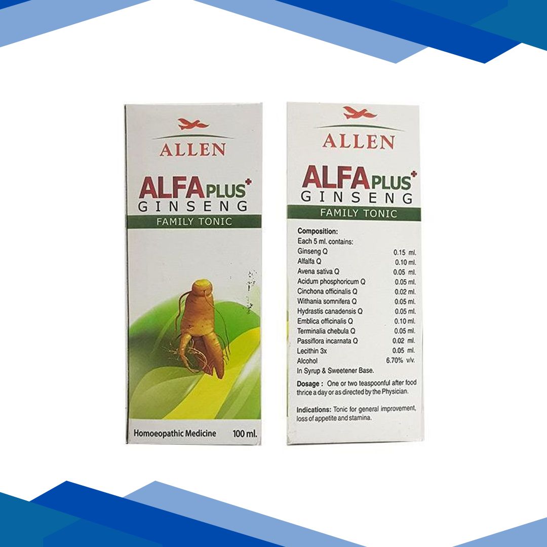 Allen Alfa Plus Ginseng Family Tonic 100 ml