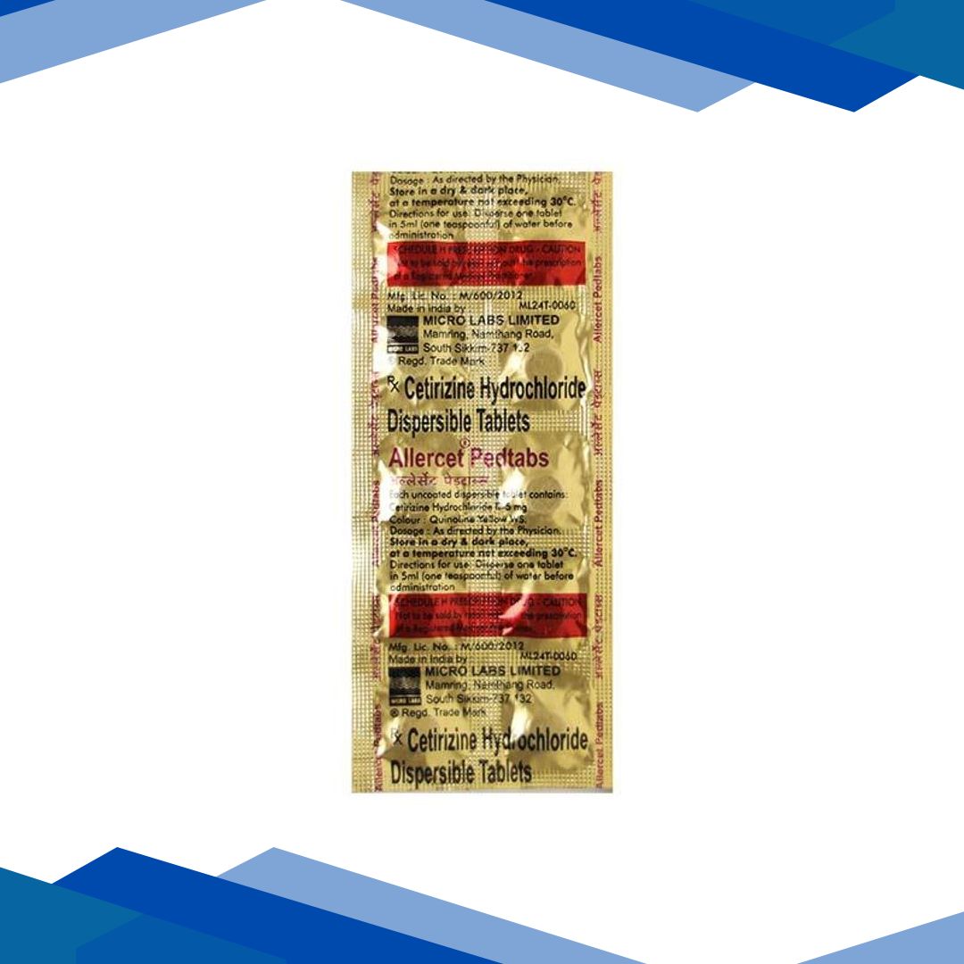 Allercet Pedtabs Tablet 10’S