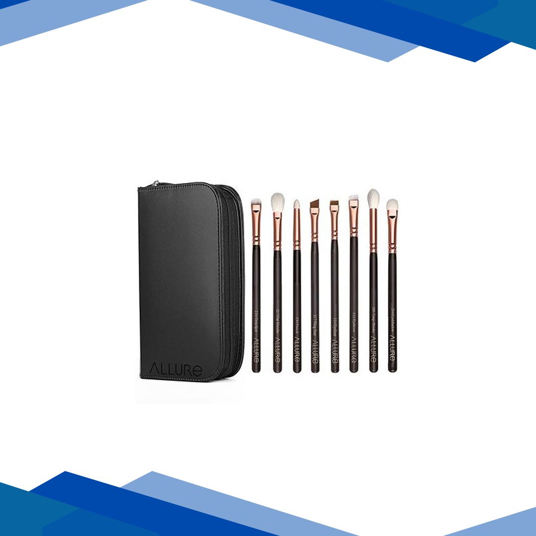 Allure Essential (Set of 8) Professional Eye Brushes – RGKE 08 1’s