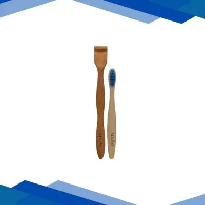Allure Toothbrush OT 03 with Tounge Cleaner Brown 2’s