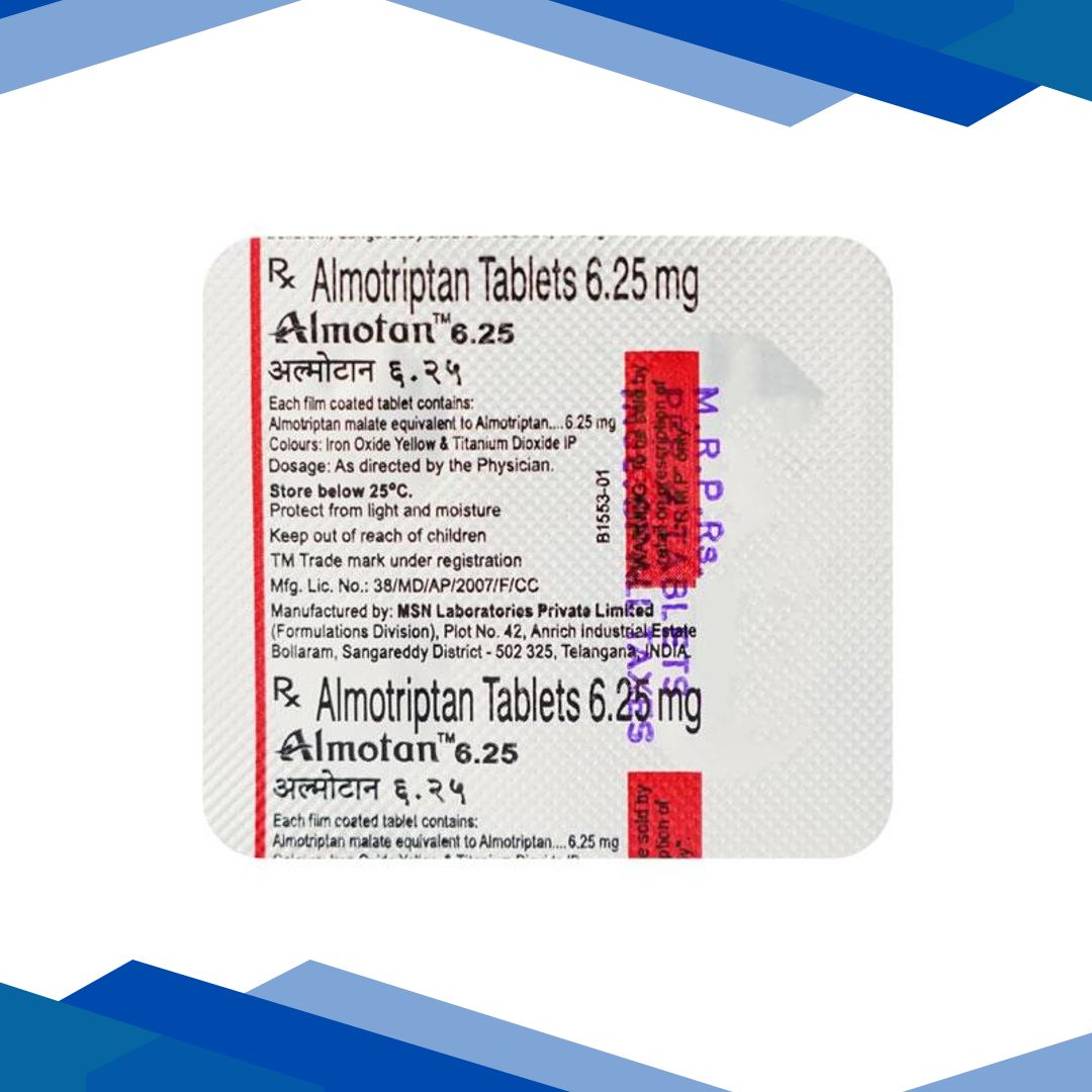 Almotan 6.25mg Tablet 4’S