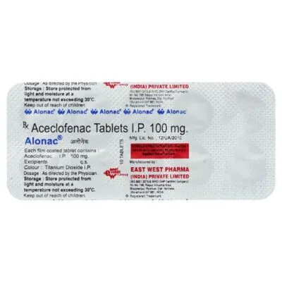 Alonac 100mg Tablet 10’S